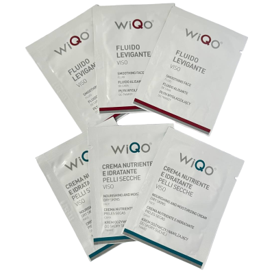Комплект пробників WiQo 6 шт. (3 крем + 3 флюїд) за супер ціною!